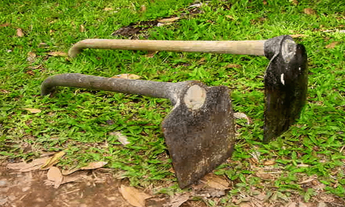 alat berkebun cangkul